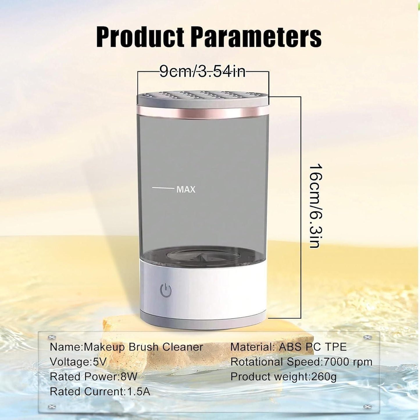 Electric Make Up Brush Clener