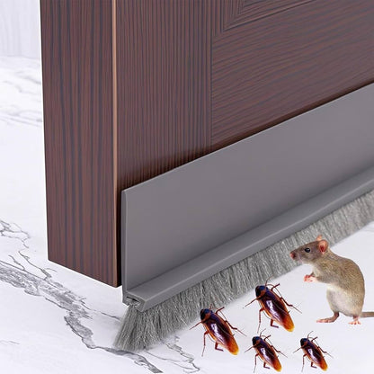 Door Draft Stopper With Brush