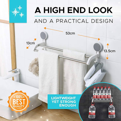 Stainless Steel Wall Mount Bathroom Towel Holder