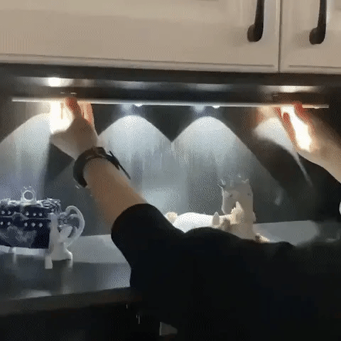 LED PIR Motion Sensor Cabinet  With USB Rechargeble